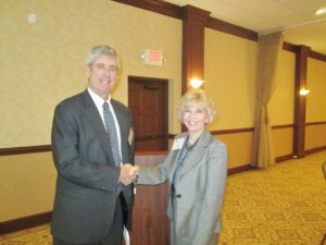CIRC/DE President John Birmingham and New Castle County Land Use Department General Manager Eileen Fogarty